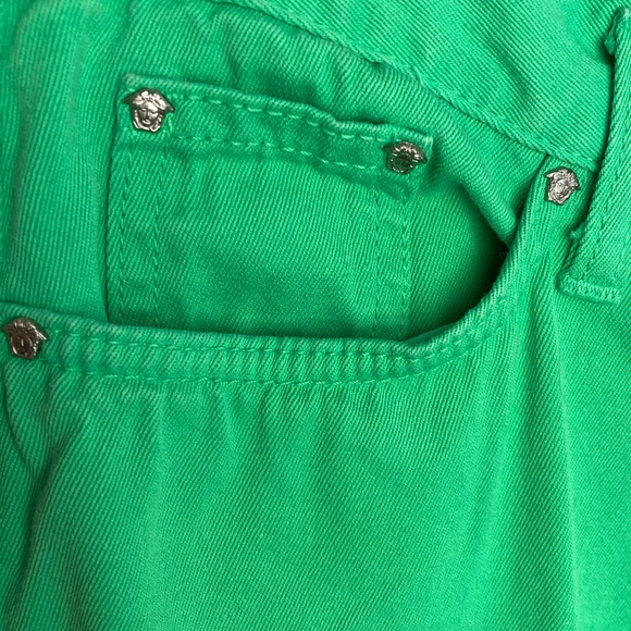 Versace Jeans Collection Lime Green Jeans - Picture 11 of 16